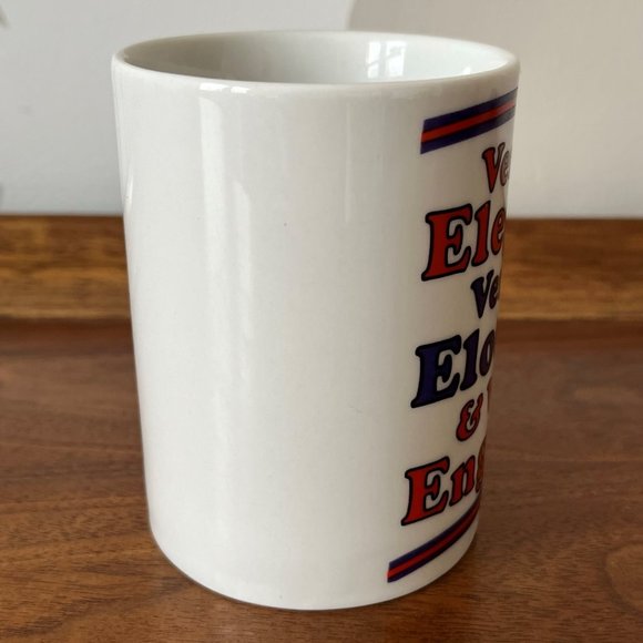 Papel "Very Elegant Very Eloquent Very English" Vintage Mug Humor - Picture 6 of 9